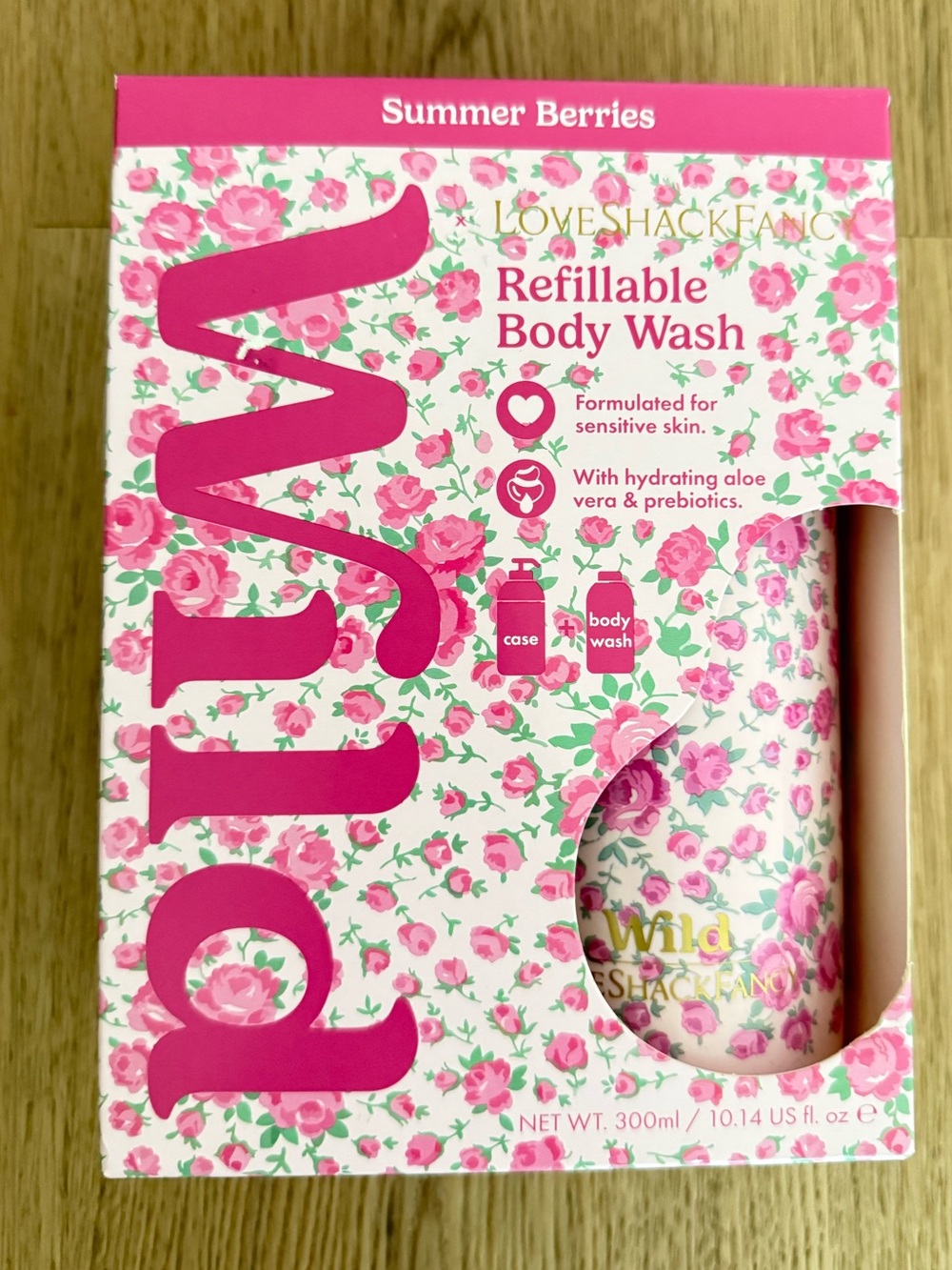 LoveShackFancy Refillable Body Wash in Summer Berries